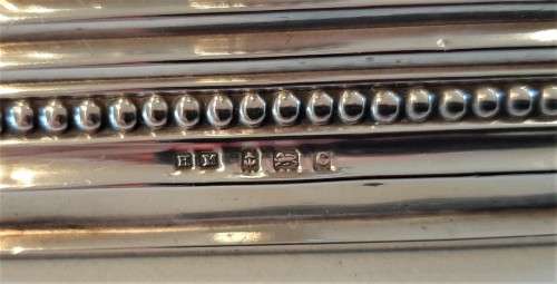 WOW what a find-Original solid hallmarked Sterling Silver Edwardian Corinthian Column CS