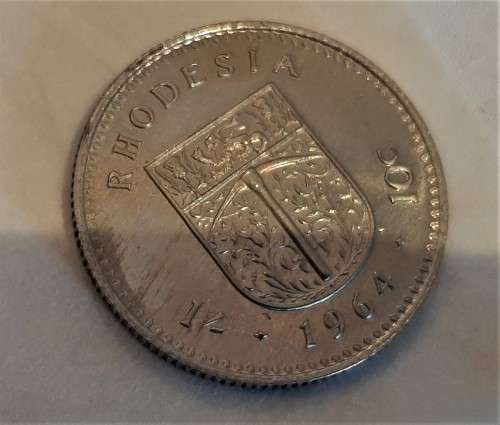 Original uncirculated Rhodesia 1964 set of 4 coins + original SAM Box