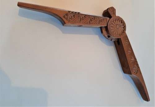 Rare and unusual Antique 1800s Wooden Treen Nut Cracker in perfect condition.
