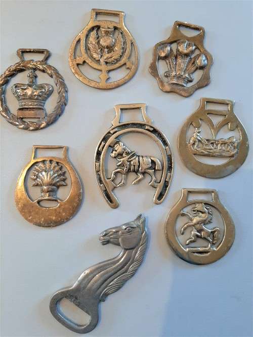 12 Horsey Brass Items a Horse Lover/collector should not miss. Have a look, all for one Bargain bid.