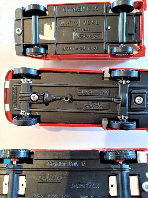 Selection of larger DIE CAST Service Fire and Police model vehicles, one friction van included. VGC