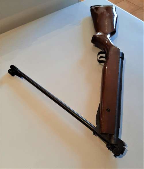 Nice Air Rifle in excellent damage free working condition, comes with Camo pouch with handle