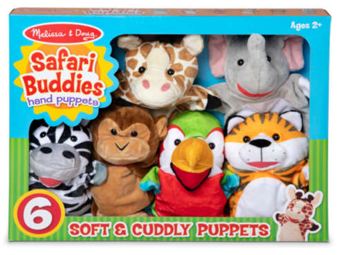 Melissa and Doug Deluxe Safari Puppets