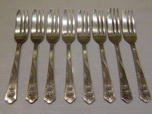 silver cake fork