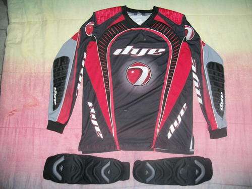 Dye shirt and Angel arm elbow guards