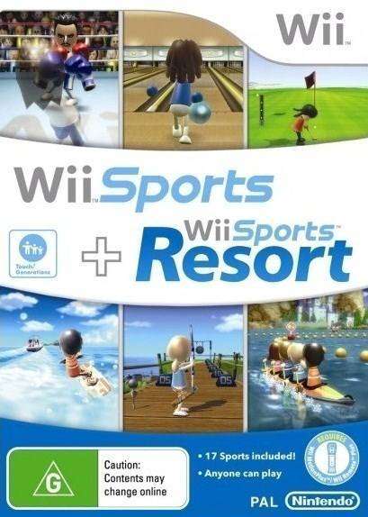 Wii Console with Sport Game Disk