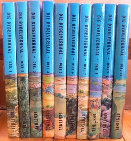 DIE BYBEL VERHAAL   DEUR  ARTHUR S MAXWELL  SET VAN 10 BOEKE (1-10)