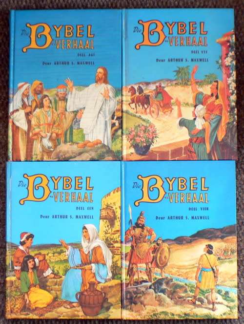 DIE BYBEL VERHAAL   DEUR  ARTHUR S MAXWELL  SET VAN 10 BOEKE (1-10)