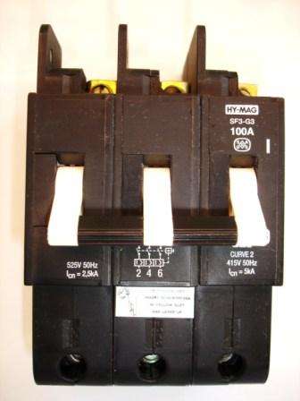 Samite 100 Amp Three Phase Circuit Breaker 5KA