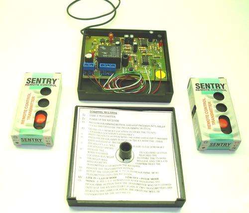 RECEIVER UNIT PLUS TWO MATCHING REMOTE CONTROLS