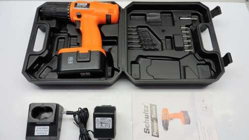 SCHULTZ CORDLESS DRILL * PLEASE READ ITEM DESCRIPTION BEFORE BIDDING * BID FROM R1.00 START *