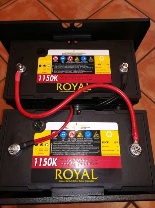Mecer 2400VA Power Inverter Unit complete with 2 x Deep Cycle Deltec or Royal 105AH Batteries.