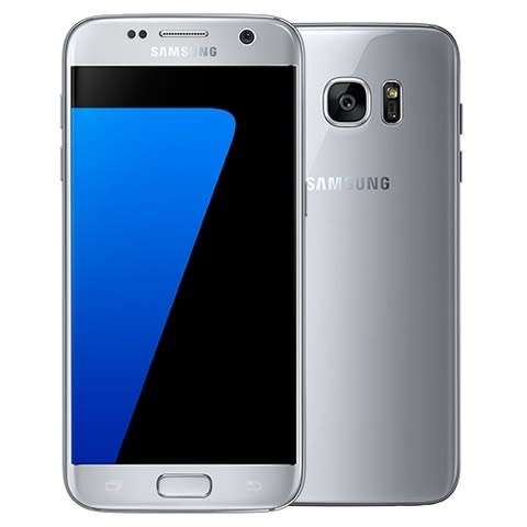 Samsung Galaxy S7 - Silver Titanium * Free Body Glove Cover *