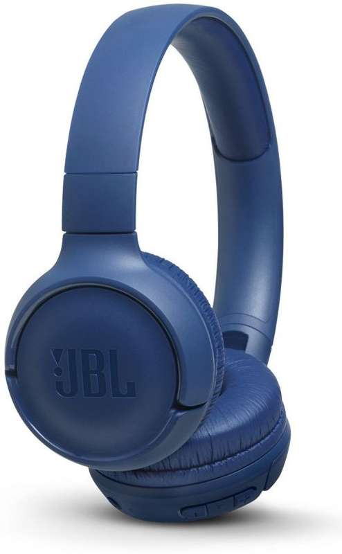 JBL T500BT Wireless On-Ear Headphones - Blue