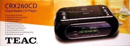 Clock Radio / CD Player CRX260CD ****** Brand New Boxed ****** New Model******