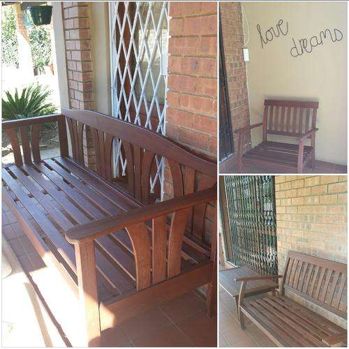 Wooden Patio Set