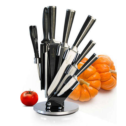 Eight-Piece Stainless Steel Knife Set
