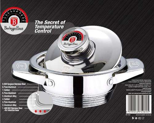 **Clearance Sale**Berlinger Haus Finest Stainless Steel 16pcs Cookware Set(SAVE R9 000)