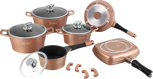 "'Last One""Royalty Line 15piece marble cookware set (Switzerland) **R12 999** Copper