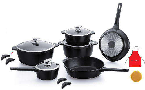 **R12 999** New Royalty Line 16-Piece Ceramic Marble Cookware Set - #HoTDeal