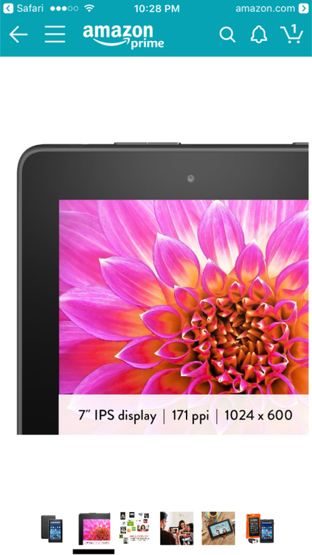 AMAZON KINDLE FIRE 7"