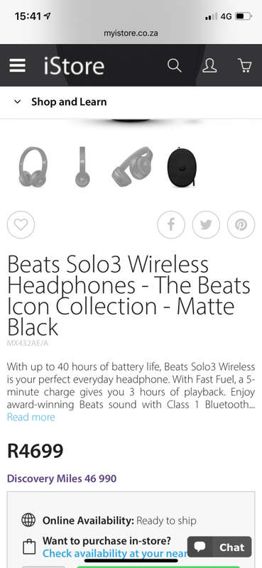 Beats Solo3 Wireless Headphones - The Beats Icon Collection - Matte Black