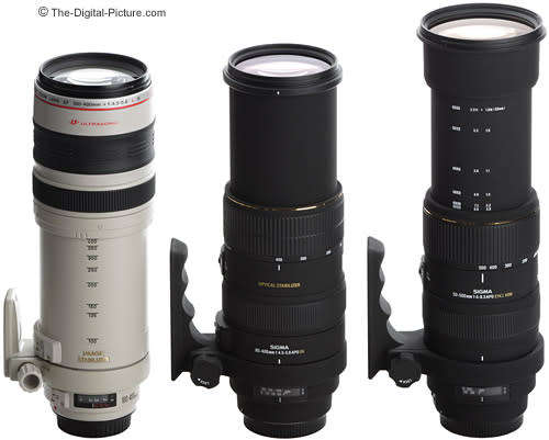 Sigma 50-500mm f/4-6.3 EX Auto/manual Canon mount & Hood