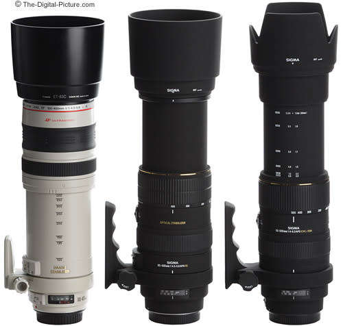 Sigma 50-500mm f/4-6.3 EX Auto/manual Canon mount & Hood