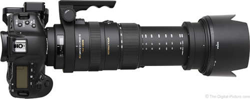 Sigma 50-500mm f/4-6.3 EX Auto/manual Canon mount & Hood