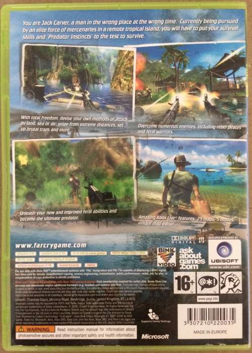 Far Cry Instincts: Predator (Xbox 360)