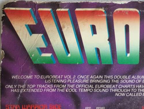Eurobeat Volume 2 (2xVinyl LP)