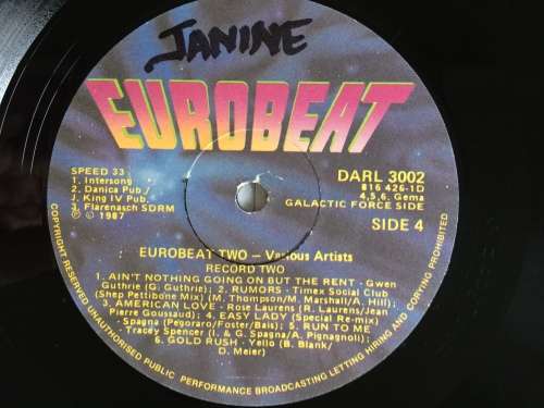 Eurobeat Volume 2 (2xVinyl LP)