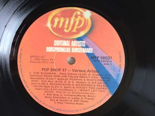 Pop Shop 17 (Vinyl LP) (Cover VG+, LP VG+)