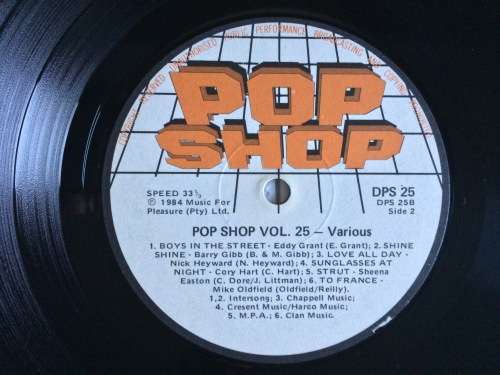 Pop Shop 25 (2 x Vinyl, LP, Compilation) (Cover G+ to VG, LP`s VG to VG+)