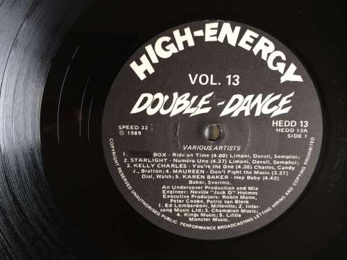 High Energy Double Dance Vol 13 (Vinyl 2LP) [Rare]