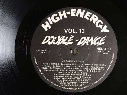 High Energy Double Dance Vol 13 (Vinyl 2LP) [Rare]