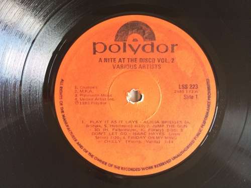 A Nite At The Disco Vol 2 (LSS223) [Vinyl LP] (Cover VG+, LP VG+ to Excellent)
