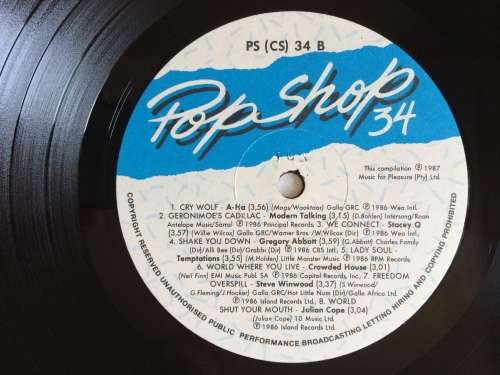 Pop Shop 34 (Vinyl LP) (Cover VG to VG+, LP VG)