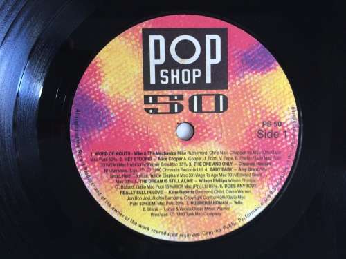 Pop Shop 50 (Vinyl LP) [Cover VG+, Record VG]