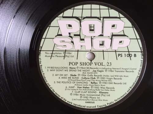 Pop Shop 23 (Vinyl LP) (Cover VG+, LP Excellent)