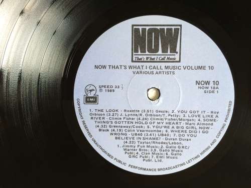 NOW That`s What I Call Music 10 (Vinyl LP) (Cover VG+, LP VG+)