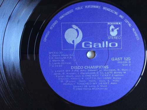 Disco Champions (Vinyl LP) (Cover Fair, LP Strong VG)