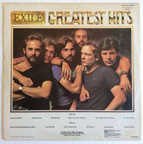 Exile - Greatest Hits (Vinyl LP) (Cover VG, LP VG)