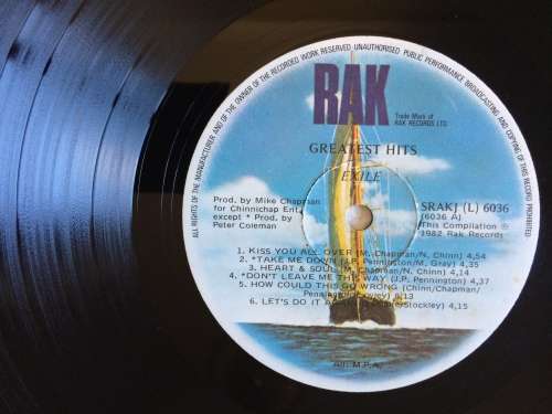 Exile - Greatest Hits (Vinyl LP) (Cover VG, LP VG)
