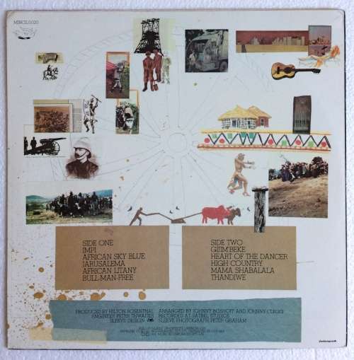Juluka - African Litany (Vinyl LP) (Cover VG+, LP VG+)