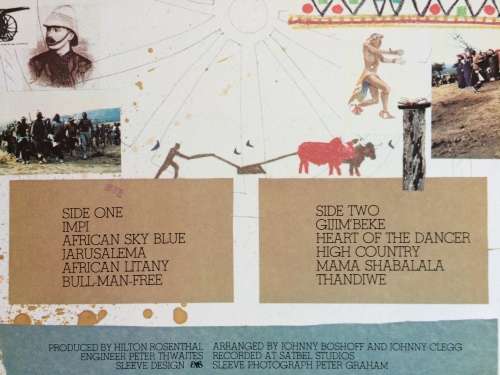 Juluka - African Litany (Vinyl LP) (Cover VG+, LP VG+)