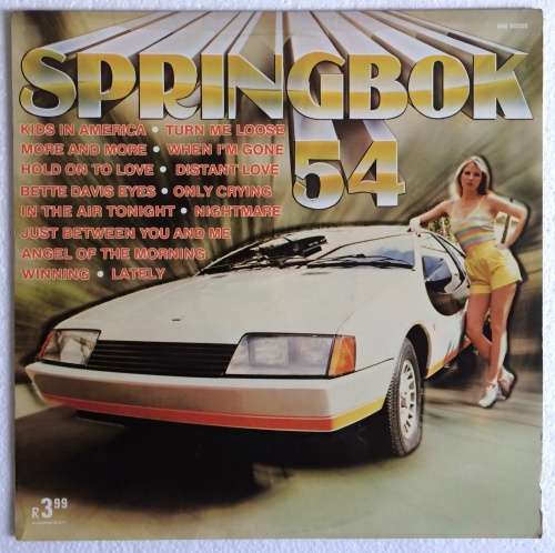 Springbok Hit Parade 54 (Vinyl LP) (Cover VG+, LP VG)