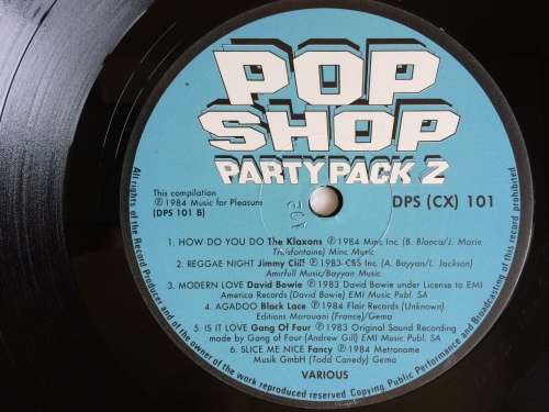 Pop Shop Party Pack 2 (Vinyl 2LP) (Cover VG+, LP`s VG+)
