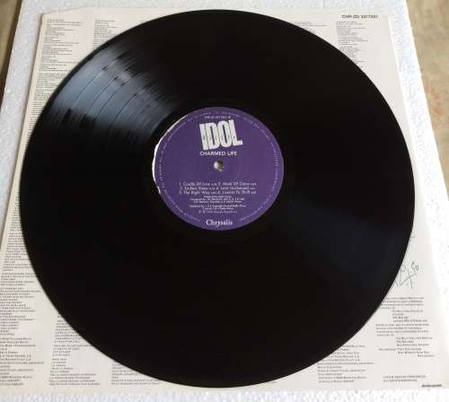 Billy Idol - Charmed Life (Vinyl LP) (Cover VG+, LP VG+) Inner Lyrics Sheet
