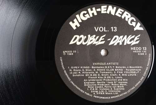 High-Energy Double-Dance Vol. 13 (2 x Vinyl, LP, Compilation) (Cover VG+, LP`s VG+)